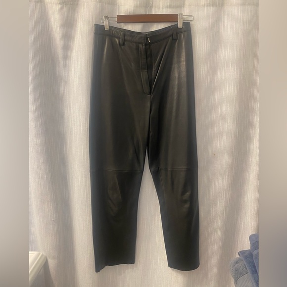 Reformation Veda Vegan Leather Pants Size 6p - Picture 1 of 3